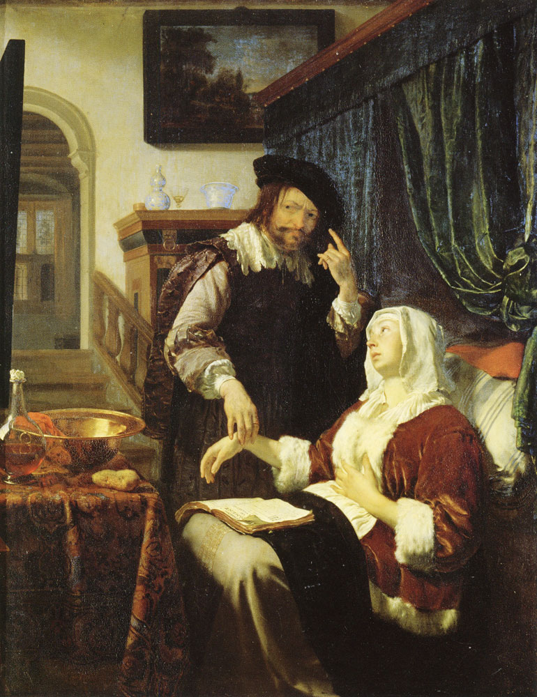 Frans van Mieris the Elder - The doctor's visit